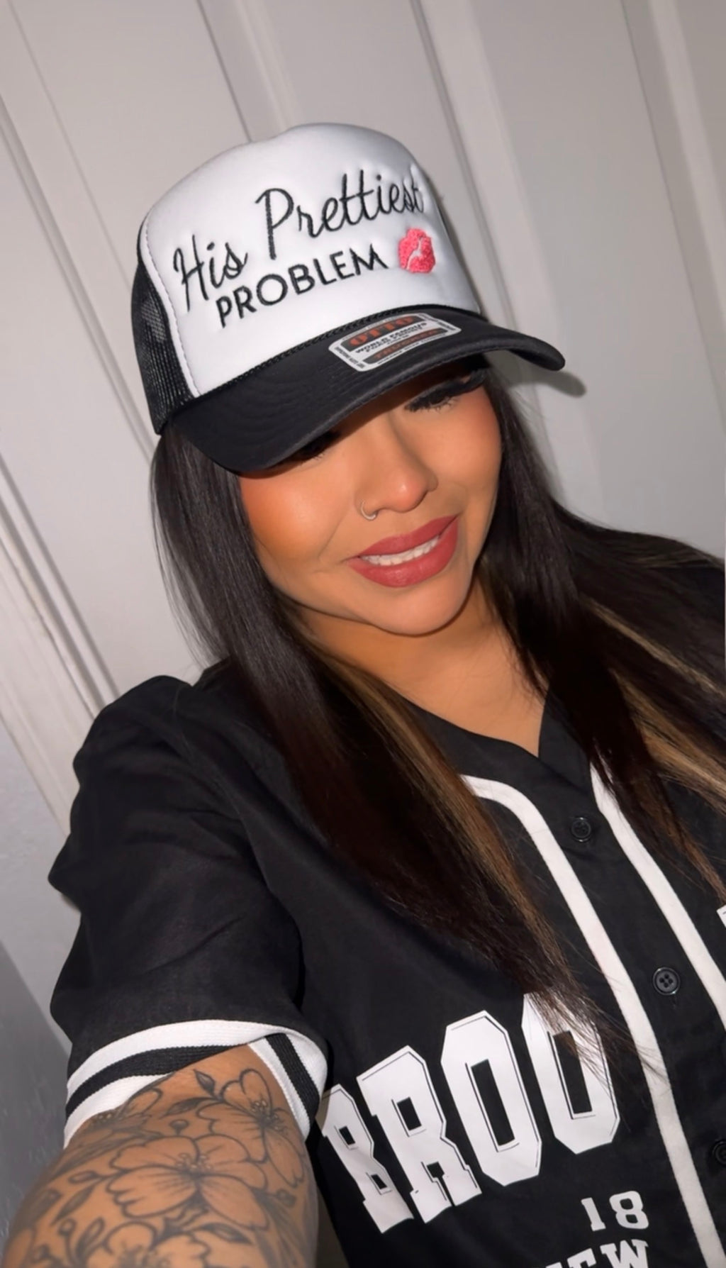 His prettiest problem Embroidered hat