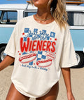 Just here for the wieners T-shirt